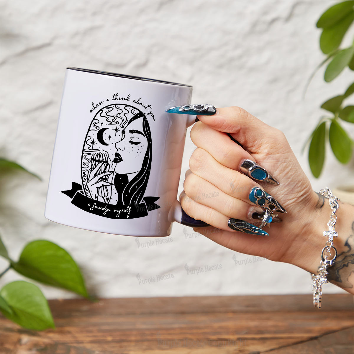 Purplehecate When I Think About You I Smudge Myself Mug
