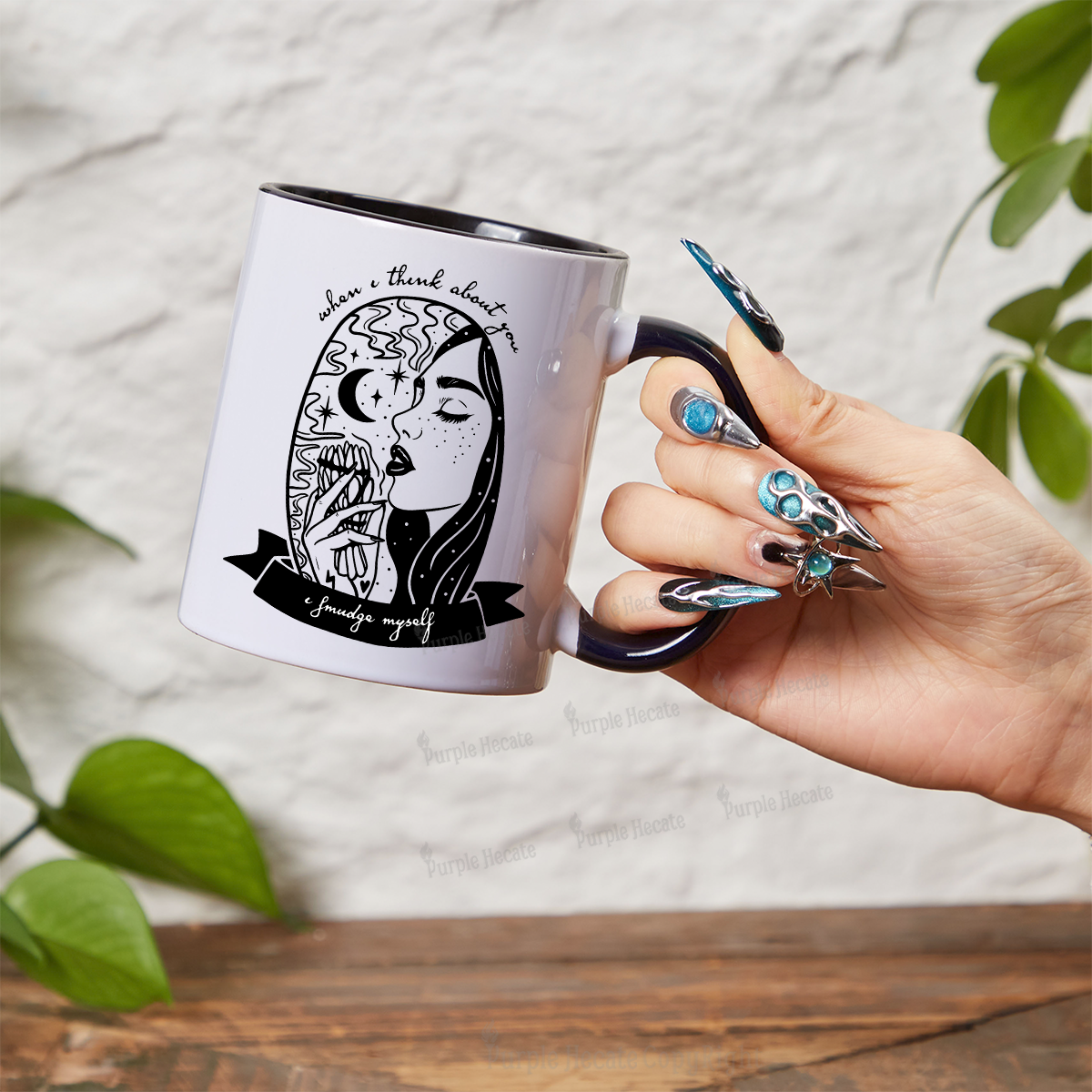 Purplehecate When I Think About You I Smudge Myself Mug