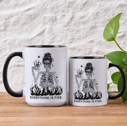 Purplehecate Everything Is Fine Mug