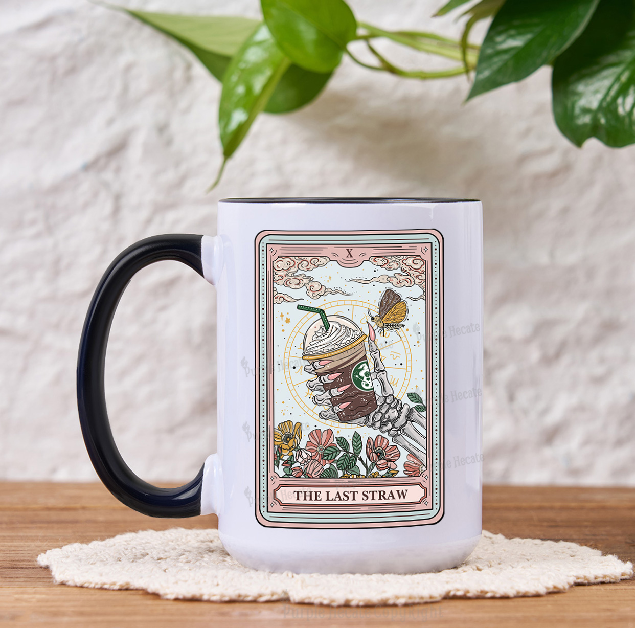 Purplehecate The Last Straw Tarot Mug