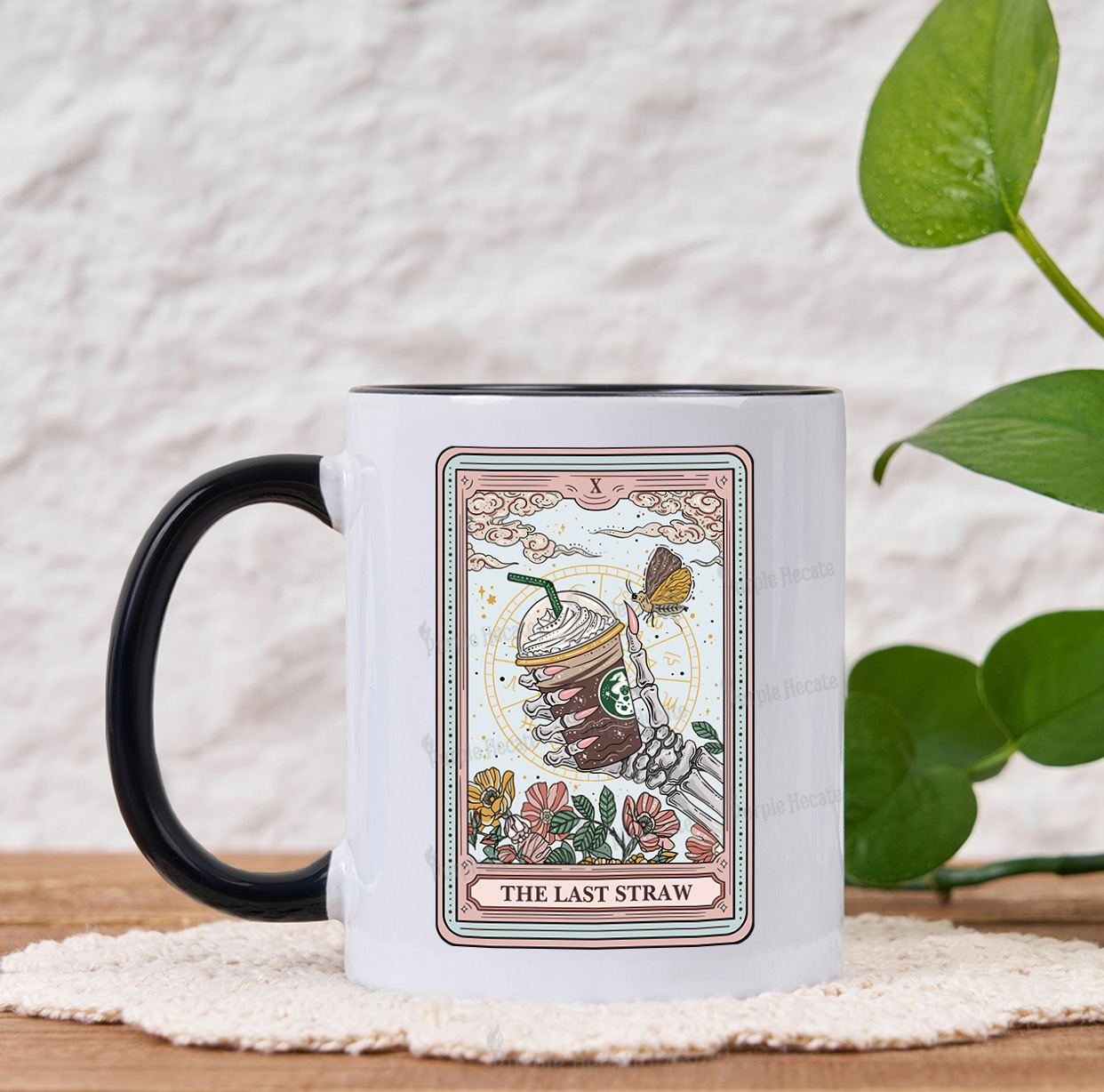 Purplehecate The Last Straw Tarot Mug