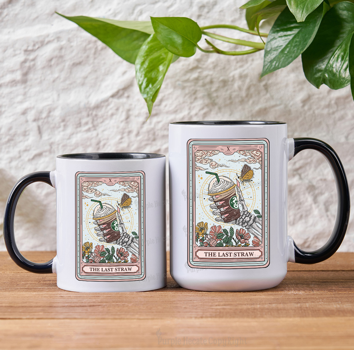 Purplehecate The Last Straw Tarot Mug