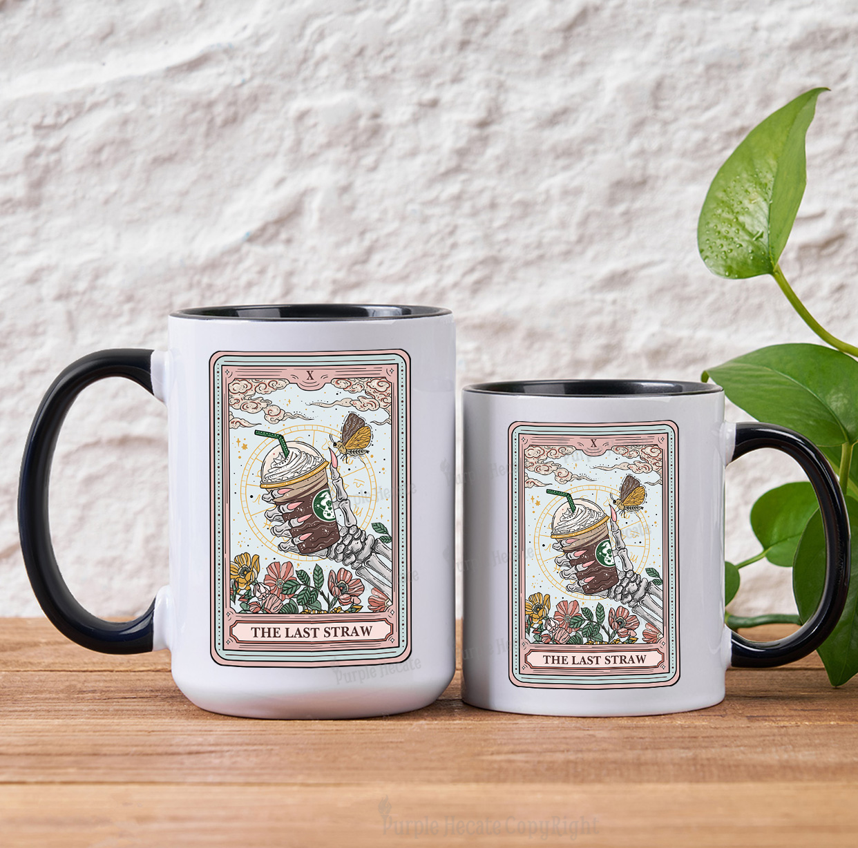 Purplehecate The Last Straw Tarot Mug