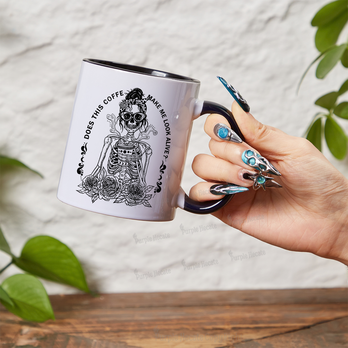 Purplehecate Does This Coffee Make Me Look Alive Mug