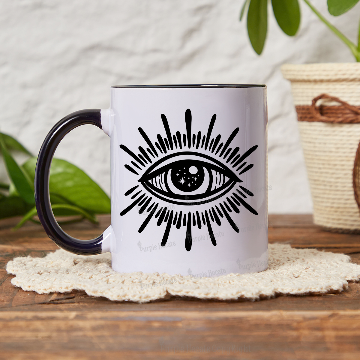 Purplehecate Evil Eye Mug