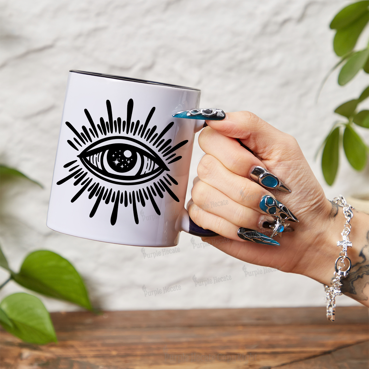 Purplehecate Evil Eye Mug