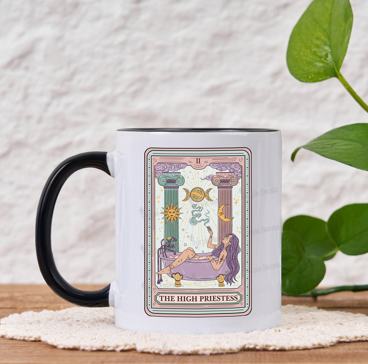 Purplehecate The High Priestess Tarot Mug