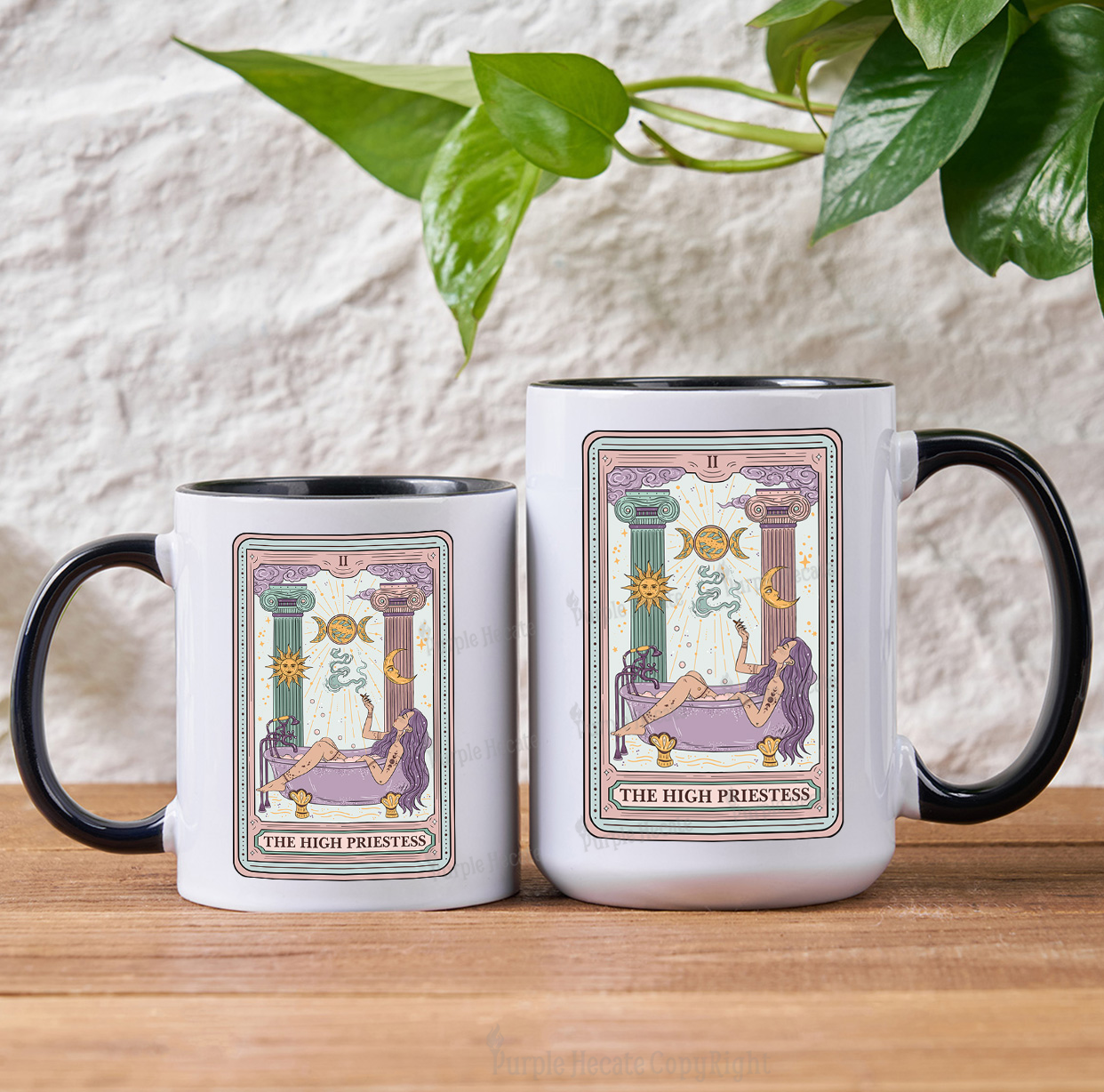 Purplehecate The High Priestess Tarot Mug