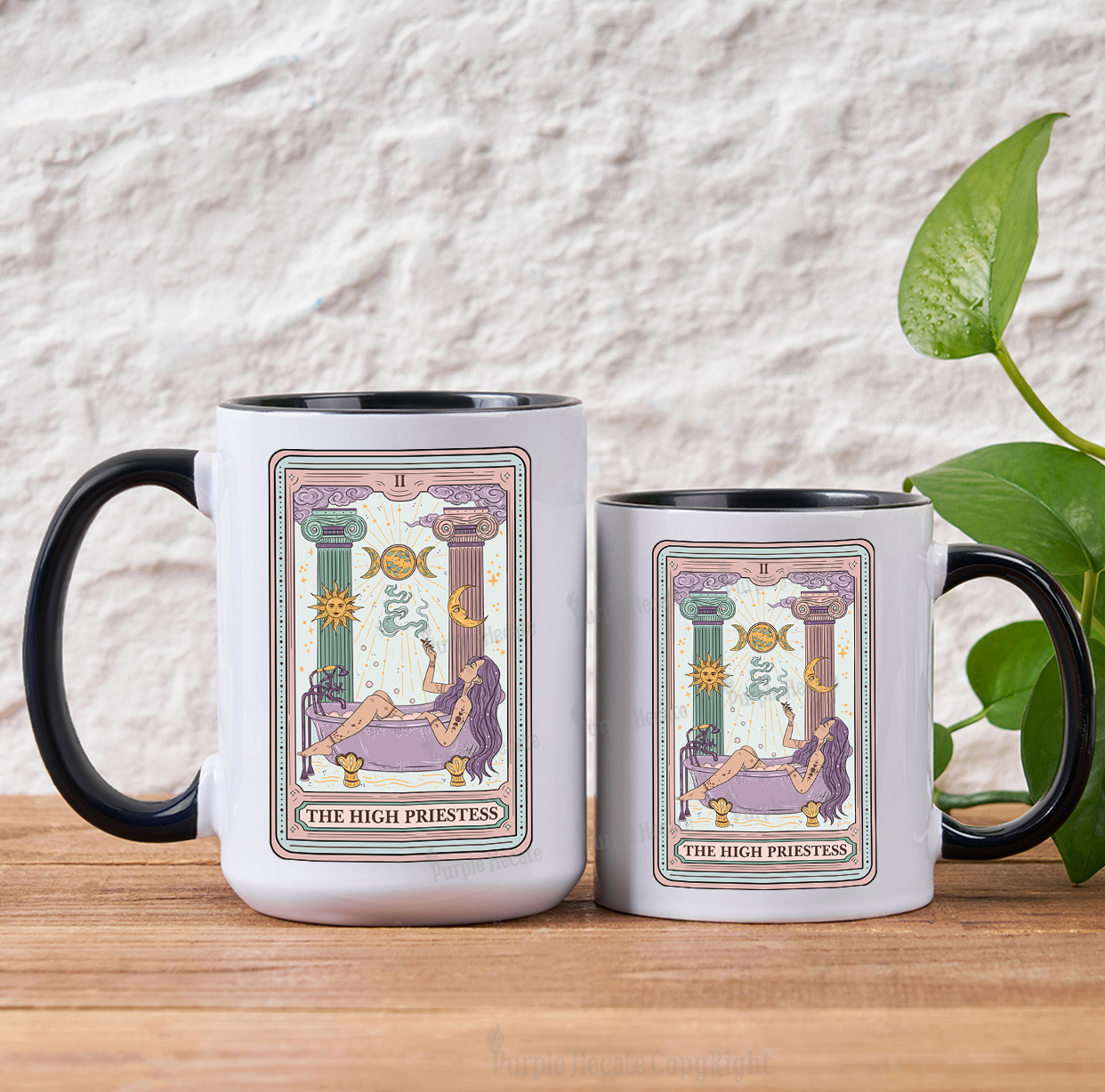 Purplehecate The High Priestess Tarot Mug