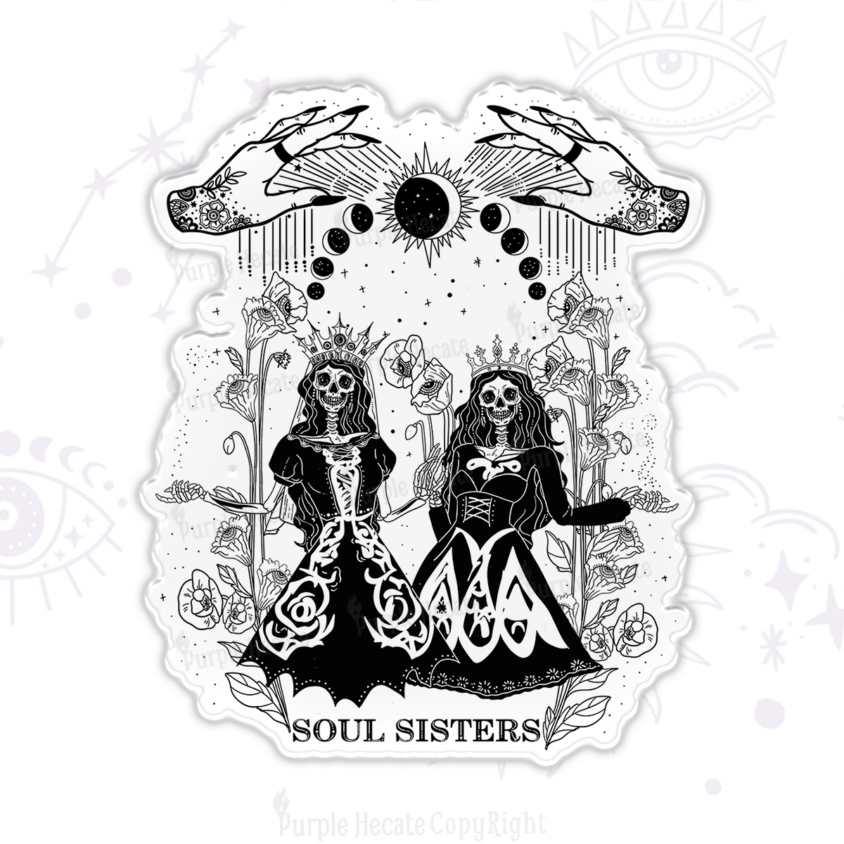 Purplehecate Soul Sister Magnet