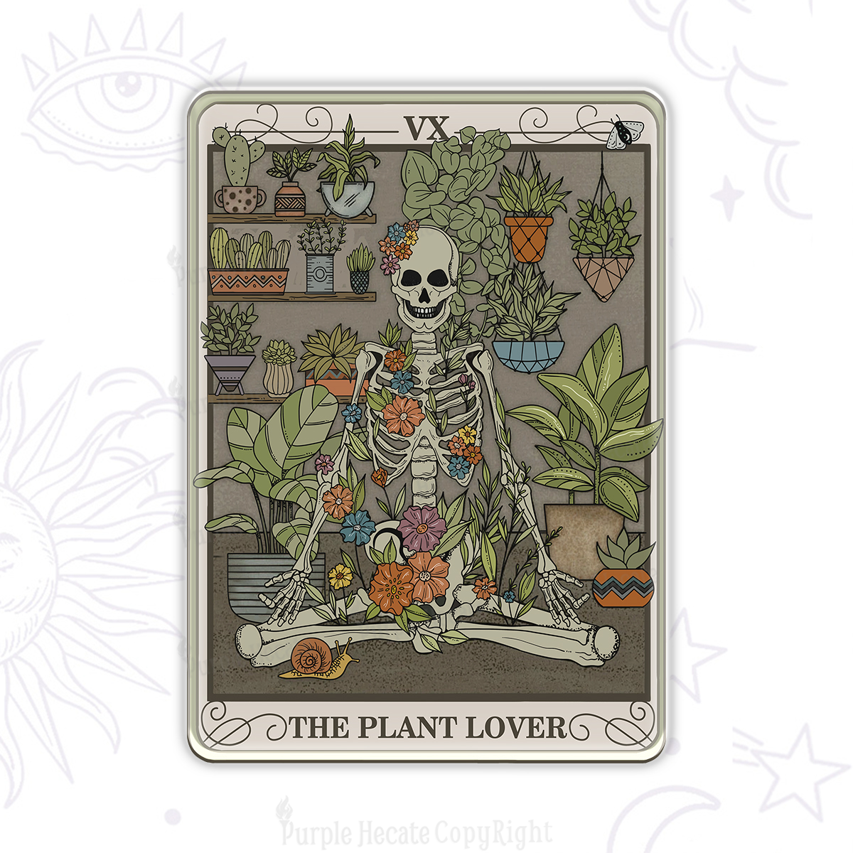 Purplehecate The Plant Lover Tarot Magnet
