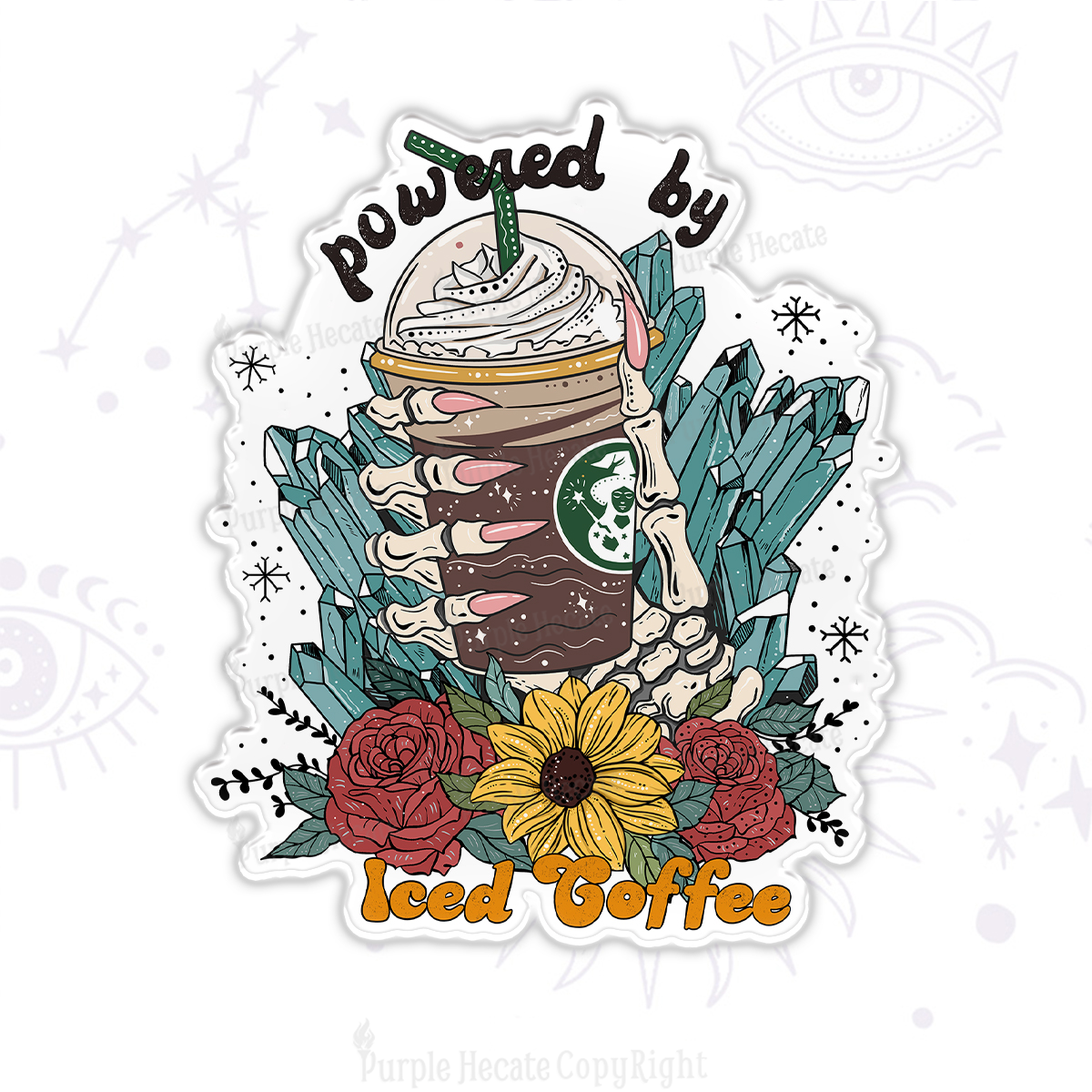 Purplehecate Powered By Ice Coffee Magnet