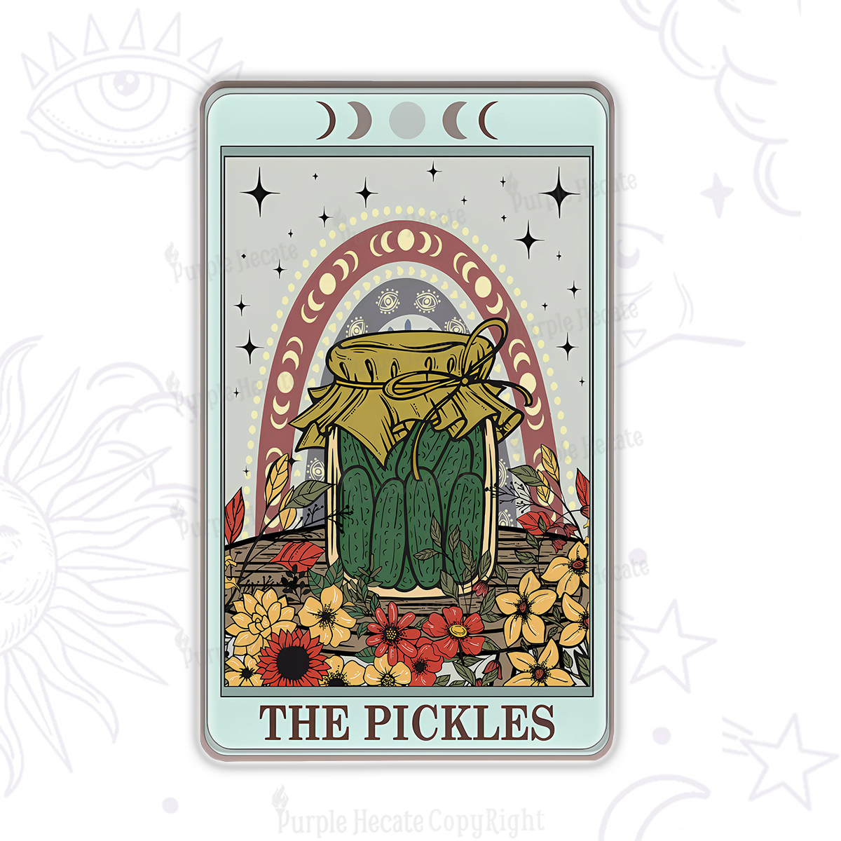 Purplehecate The Pickles Tarot Magnet