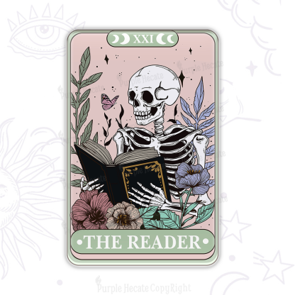Purplehecate The Reader's Tarot Magnet