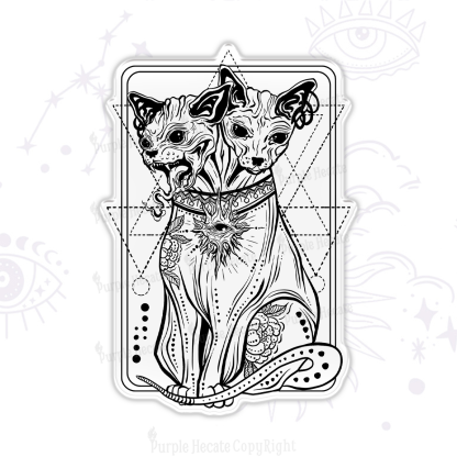 Purplehecate The Cat Goddess Bastet Magnet