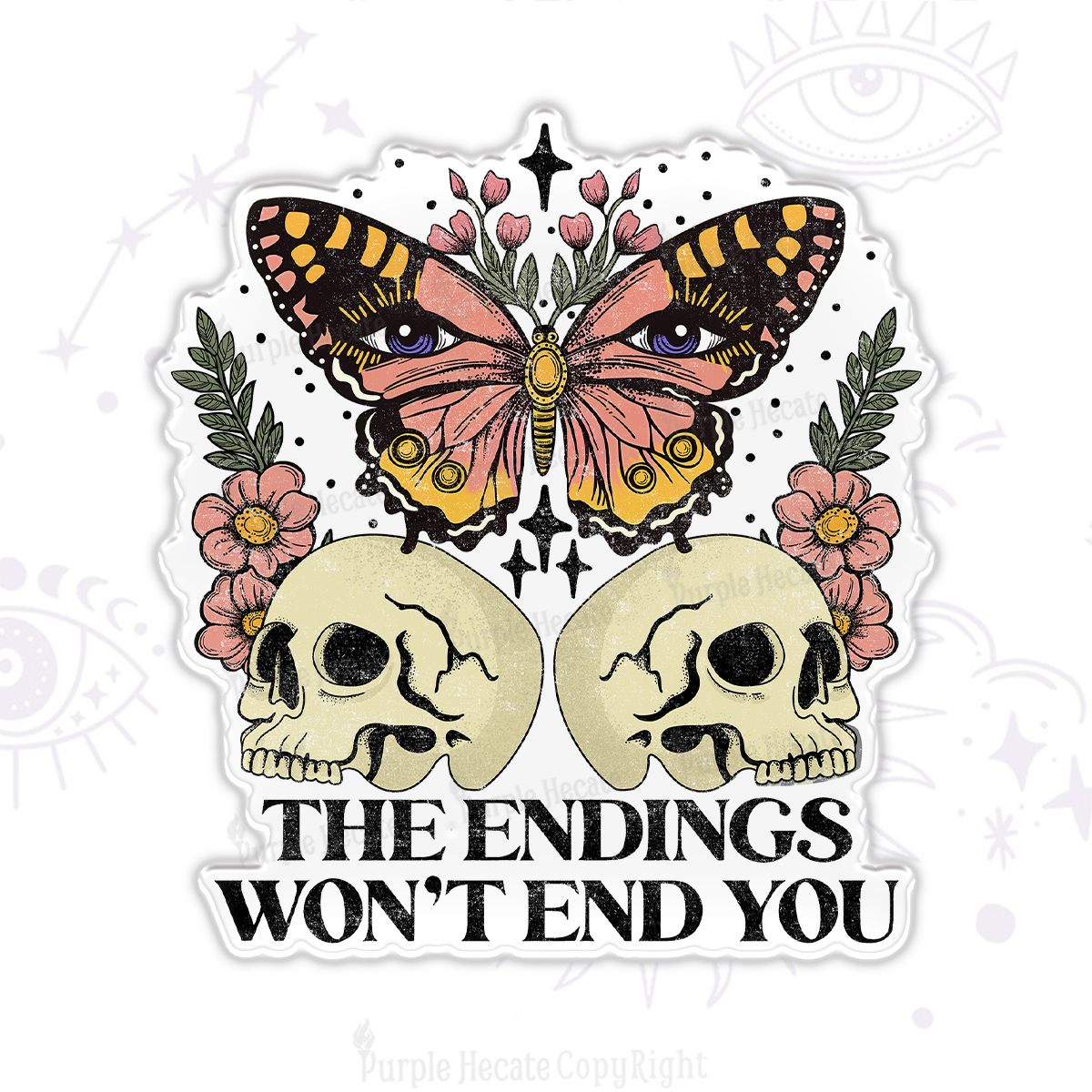 Purplehecate The Endings Won't End You Magnet