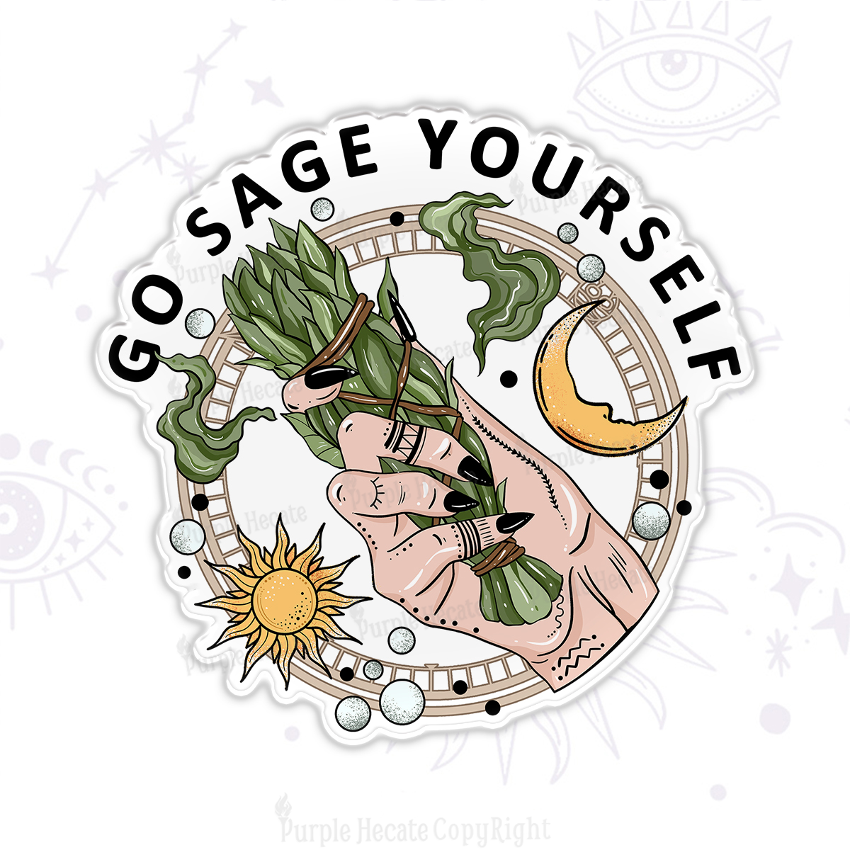 Purplehecate Go Sage Yourself Magnet