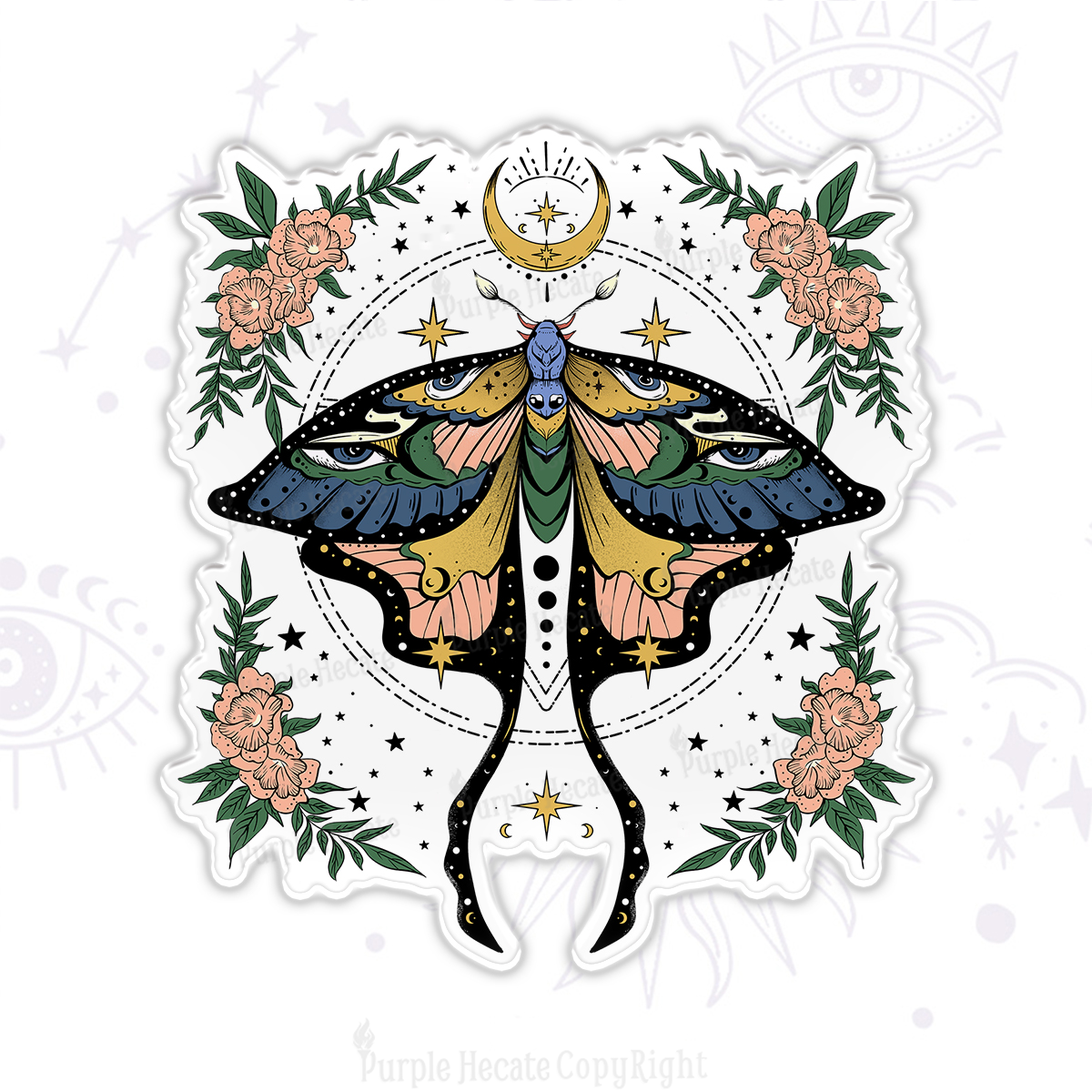 Purplehecate Mystical Moth Magnet