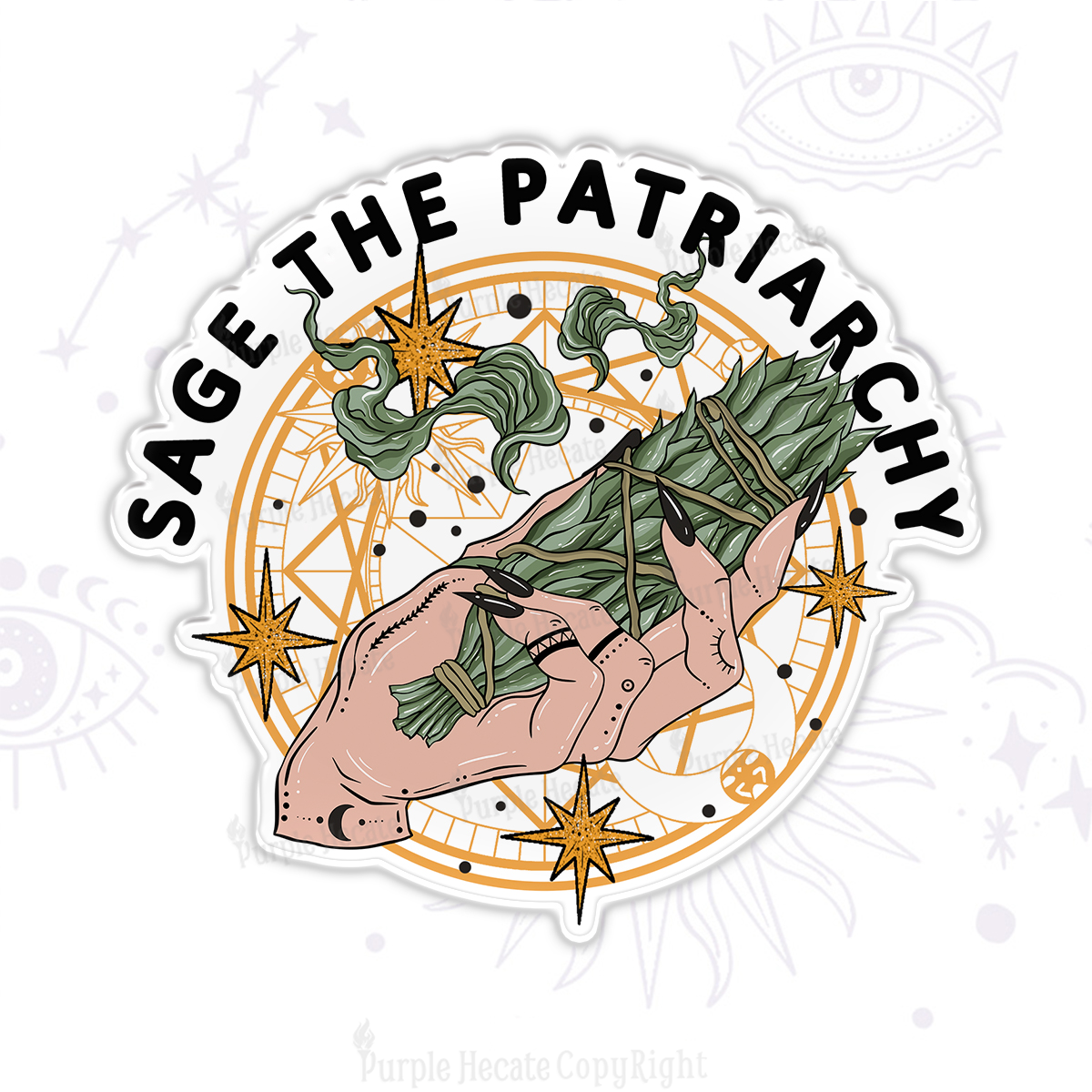 Purplehecate Sage The Patriarchy Magnet