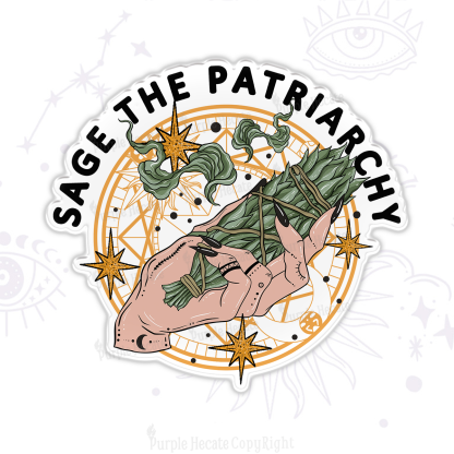Purplehecate Sage The Patriarchy Magnet