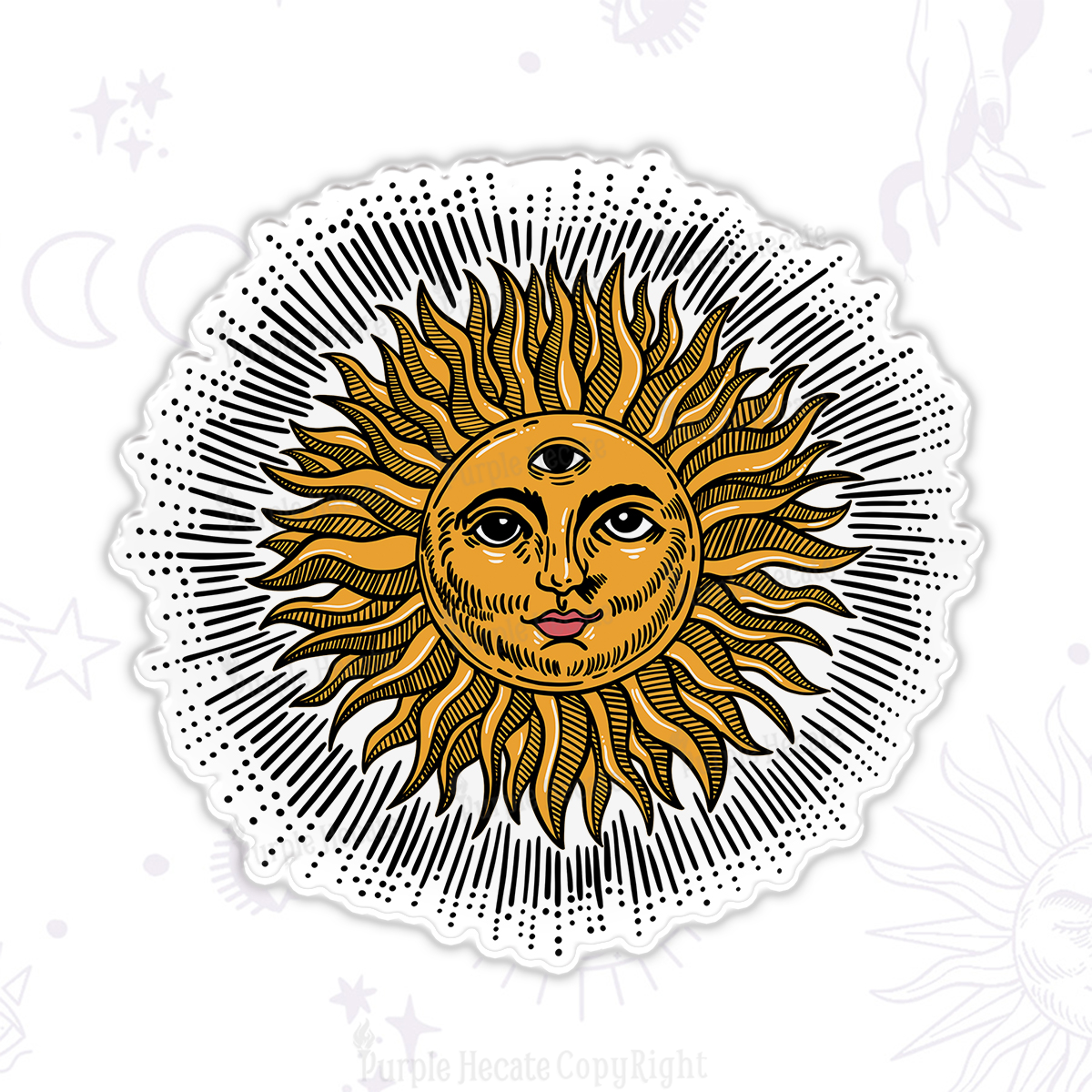 Purplehecate Sat Nam Magnet