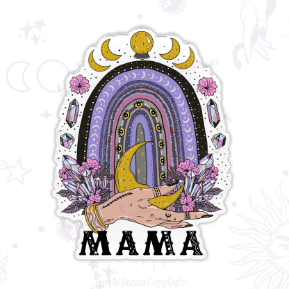 Purplehecate Gothic Mama Rainbow Magnet