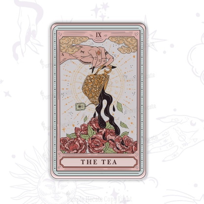 Purplehecate The Tea Tarot Magnet