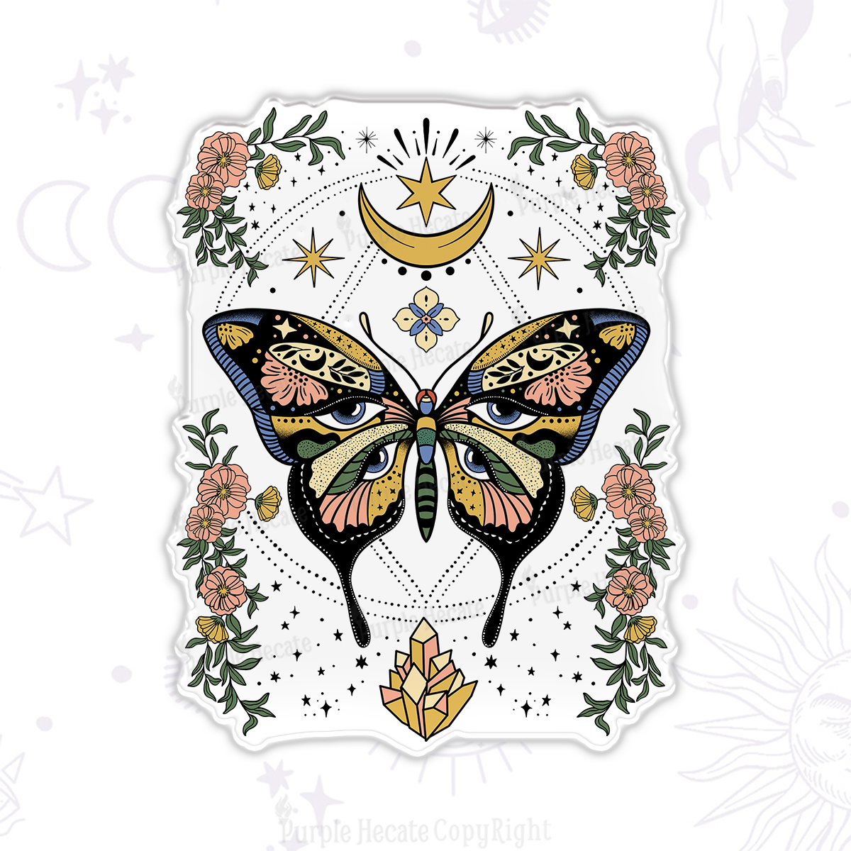 Purplehecate I Am Opening Magnet