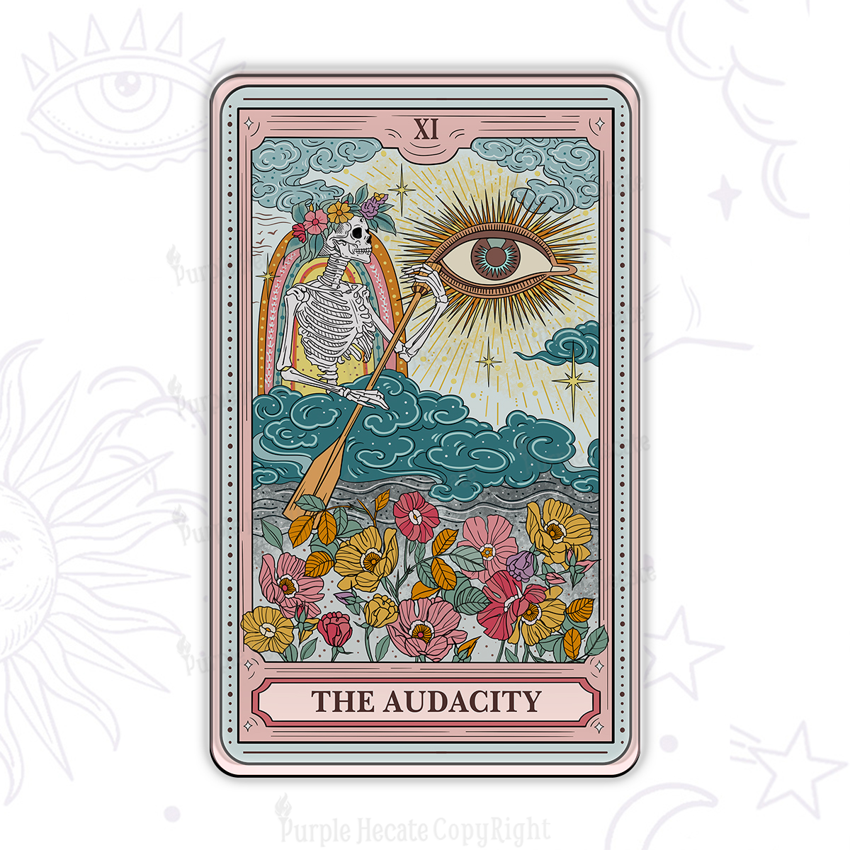 Purplehecate The Audacity Tarot Magnet