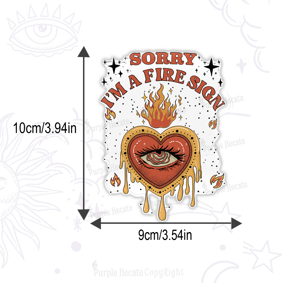 Purplehecate Sorry I'm A Fire Sign Magnet