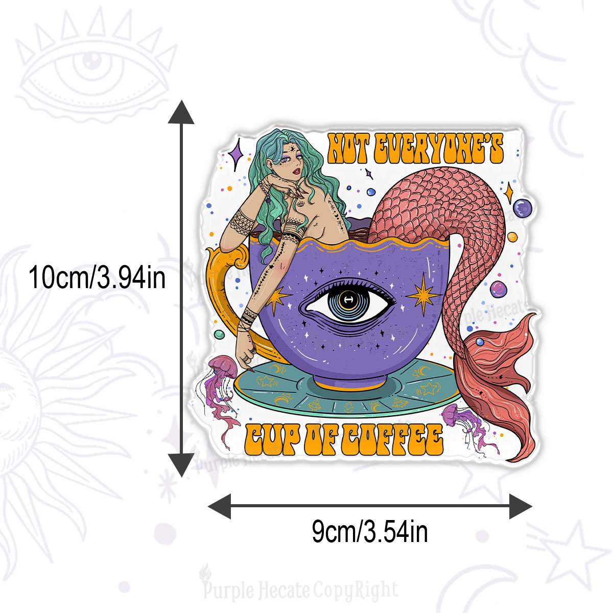 Purplehecate Not Everyone's Cup Of Coffee Magnet