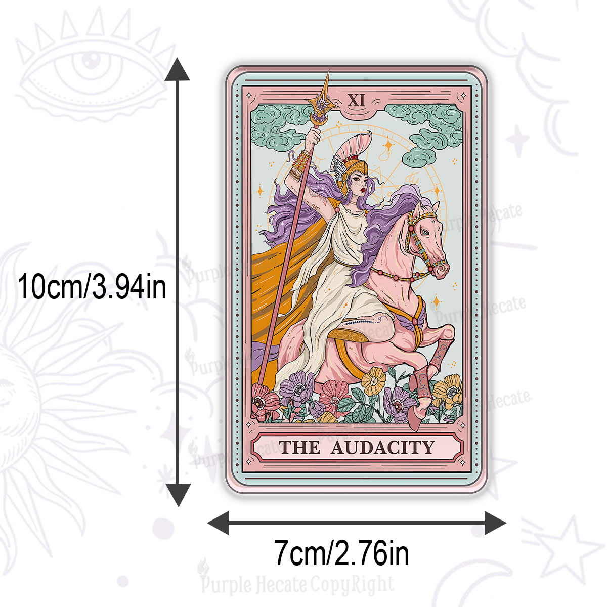 Purplehecate The Audacity Tarot Card Magnet