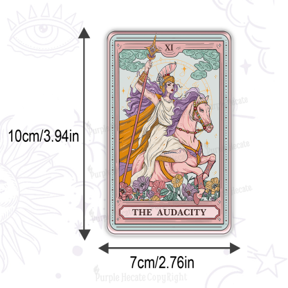 Purplehecate The Audacity Tarot Card Magnet