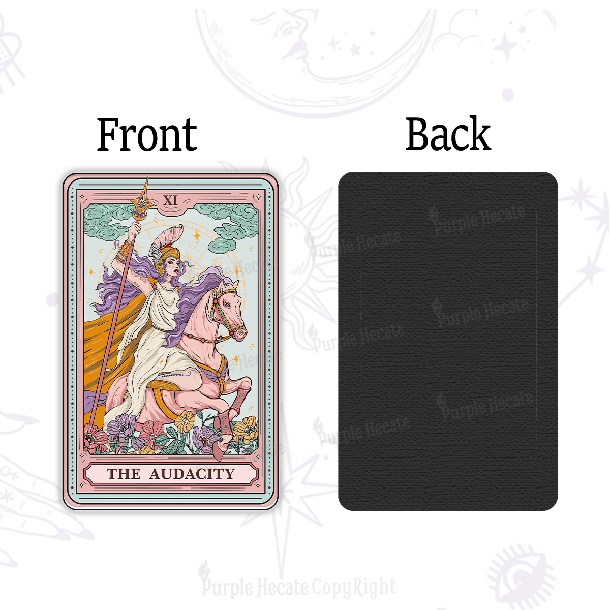 Purplehecate The Audacity Tarot Card Magnet