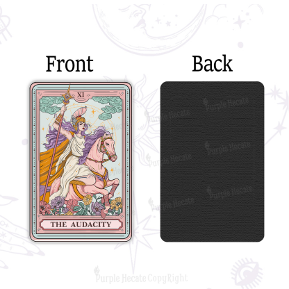 Purplehecate The Audacity Tarot Card Magnet