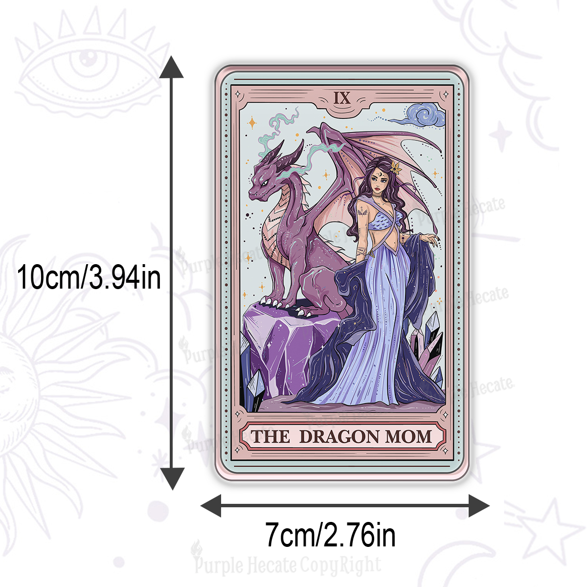 Purplehecate The Dragon Tarot Magnet