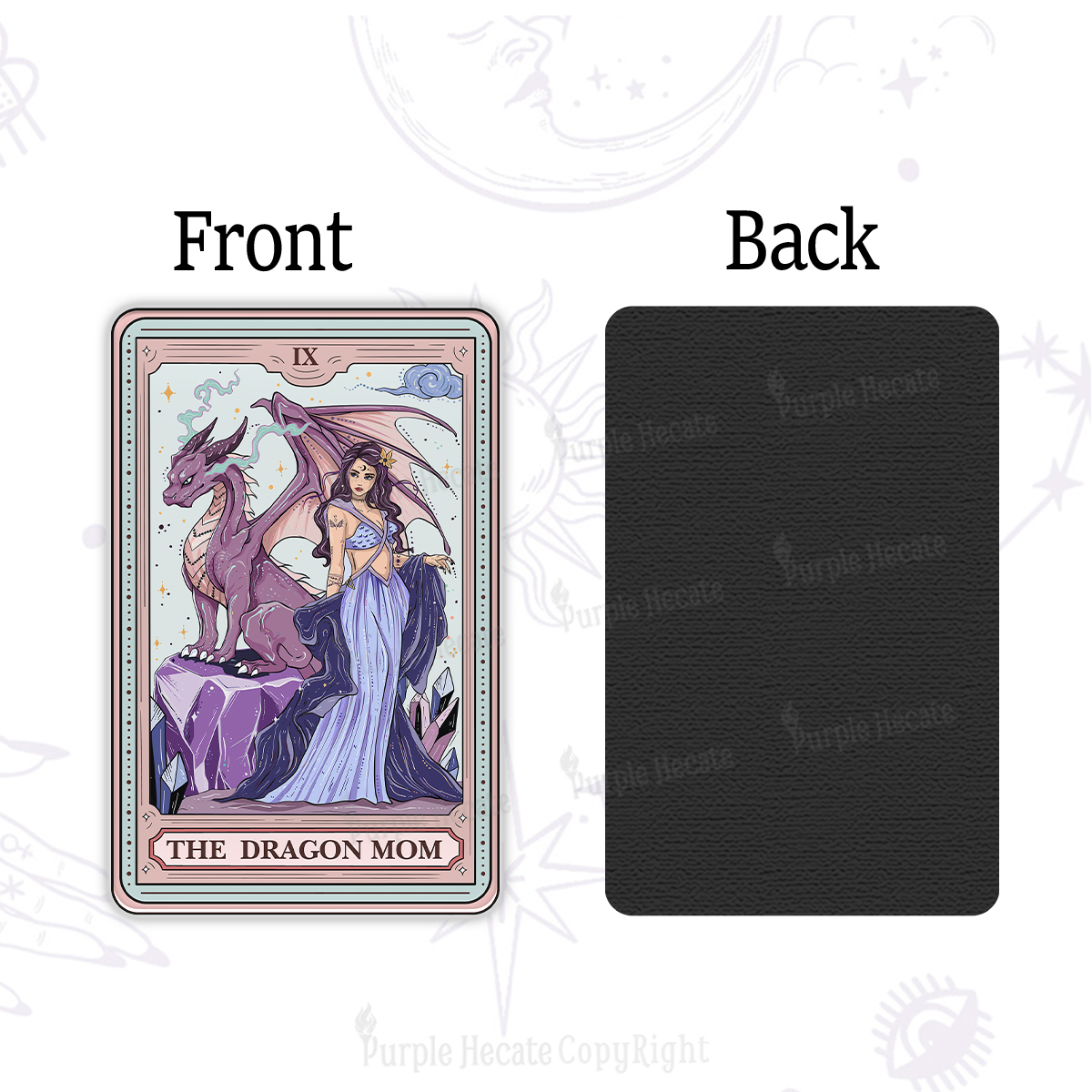 Purplehecate The Dragon Tarot Magnet