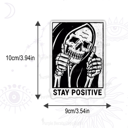 Purplehecate Stay Positive Magnet