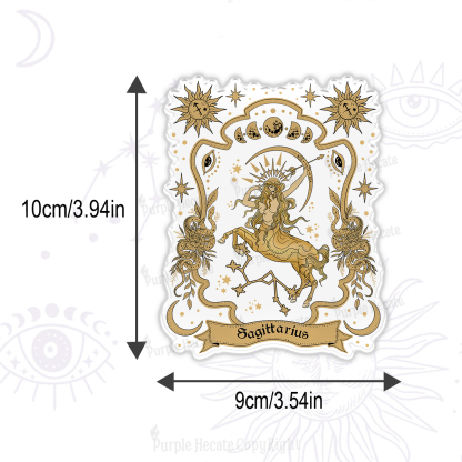Purplehecate Sagittarius' Astral Mirage Zodiac Magnet