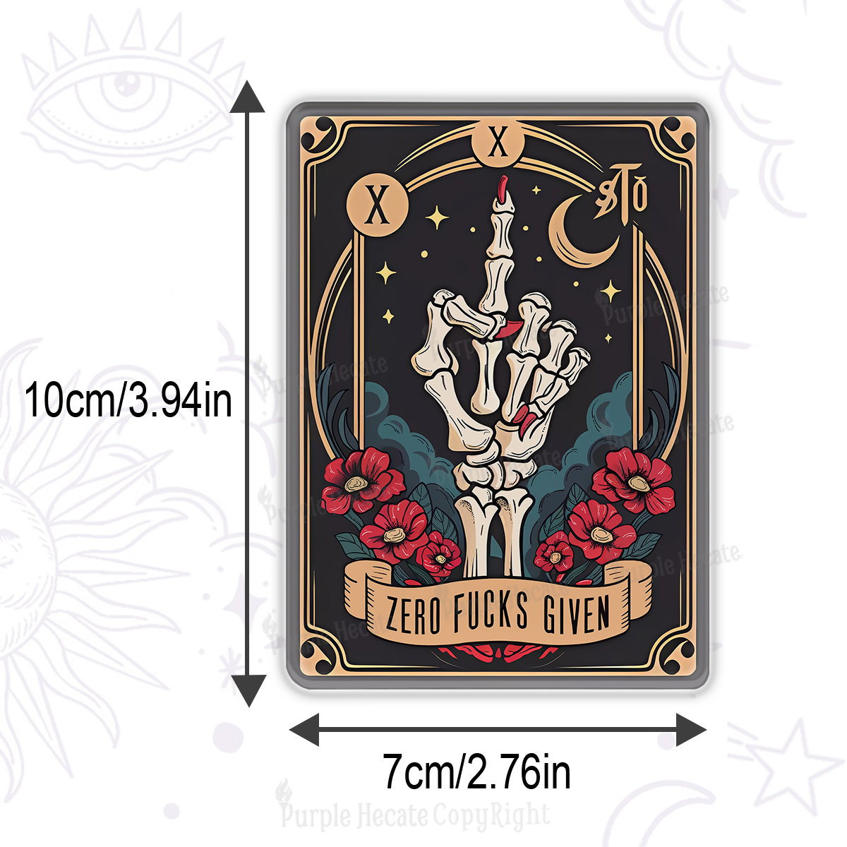 Purplehecate The Zero Fucks Given Magnet