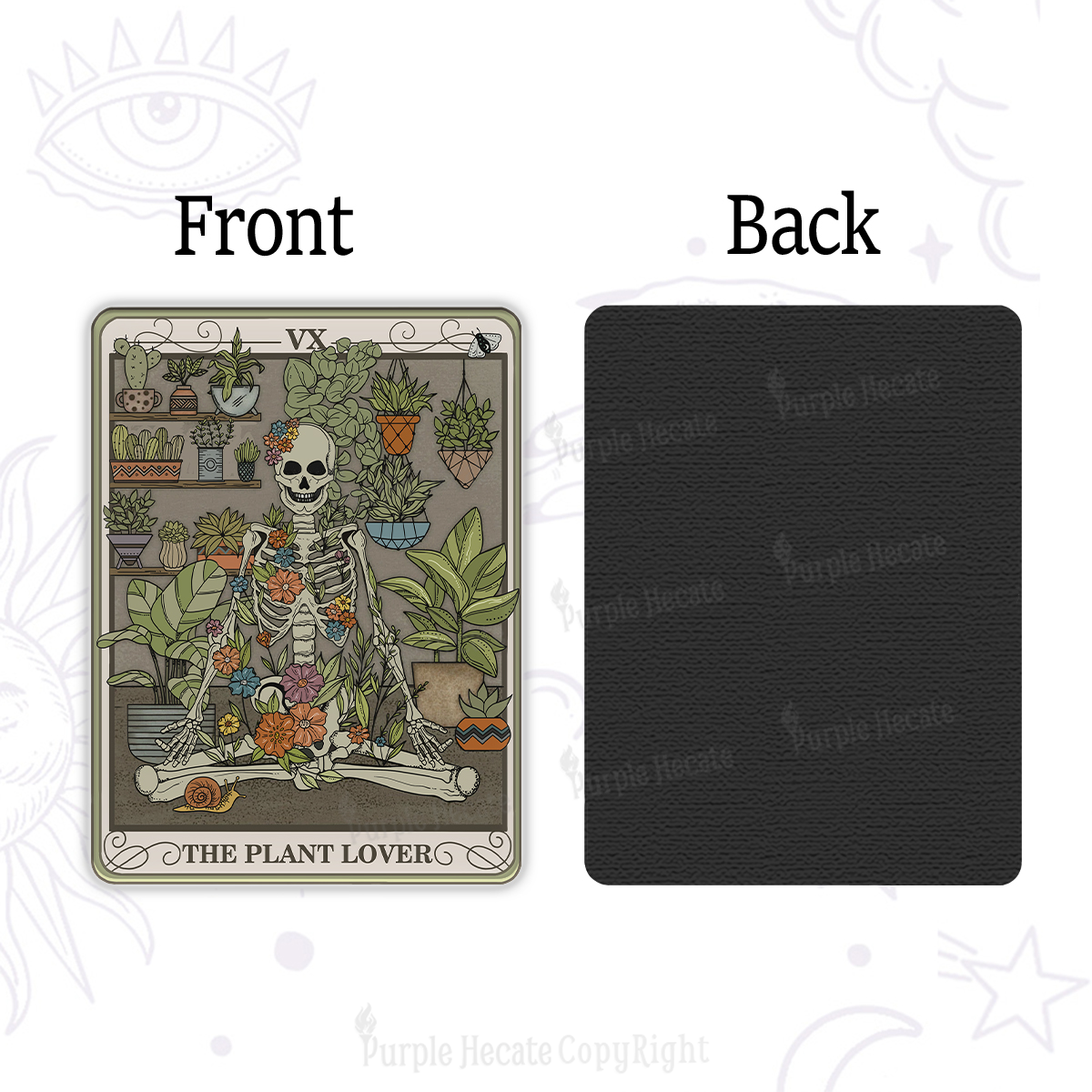 Purplehecate The Plant Lover Tarot Magnet