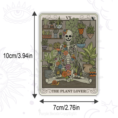Purplehecate The Plant Lover Tarot Magnet