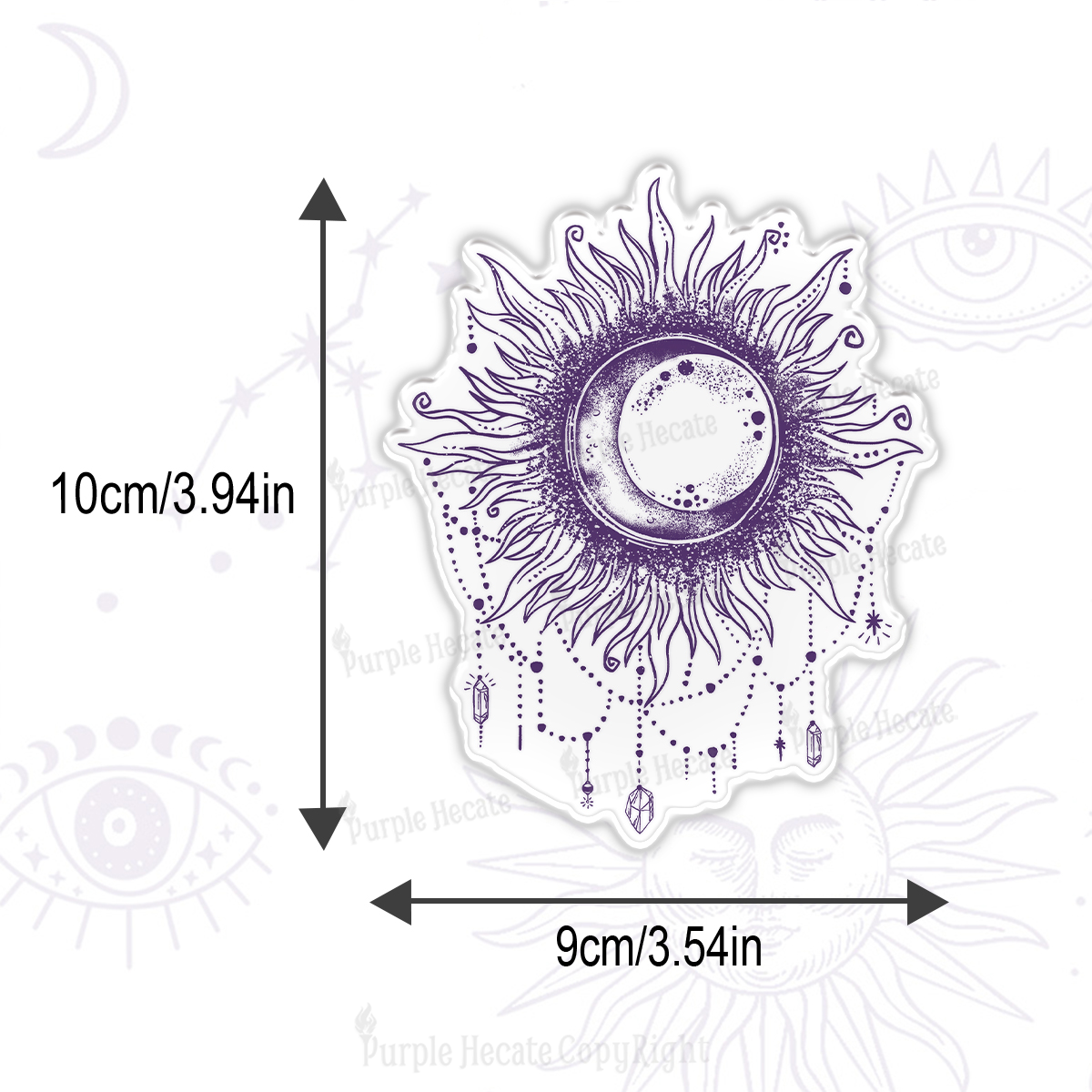 Purplehecate Starry Eye Magnet