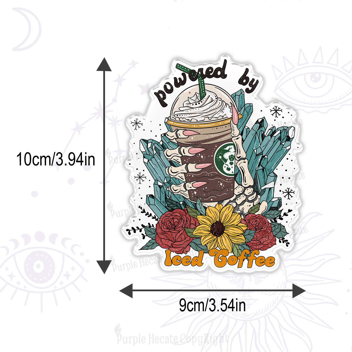 Purplehecate Powered By Ice Coffee Magnet