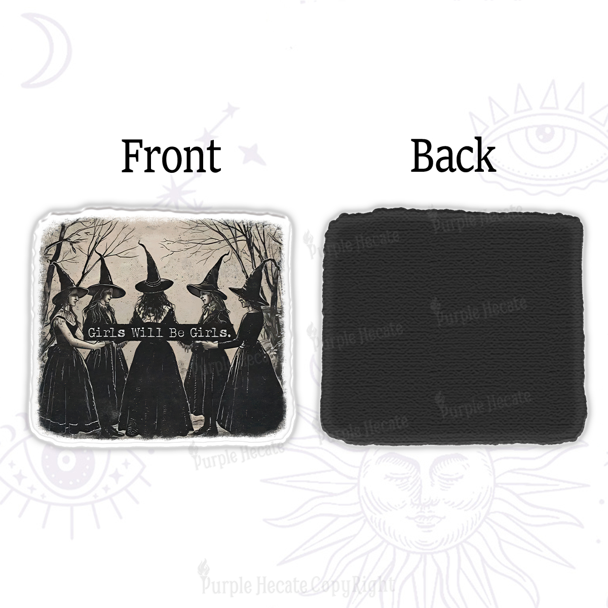 Purplehecate Girls Will Be Girls Witch Magnet