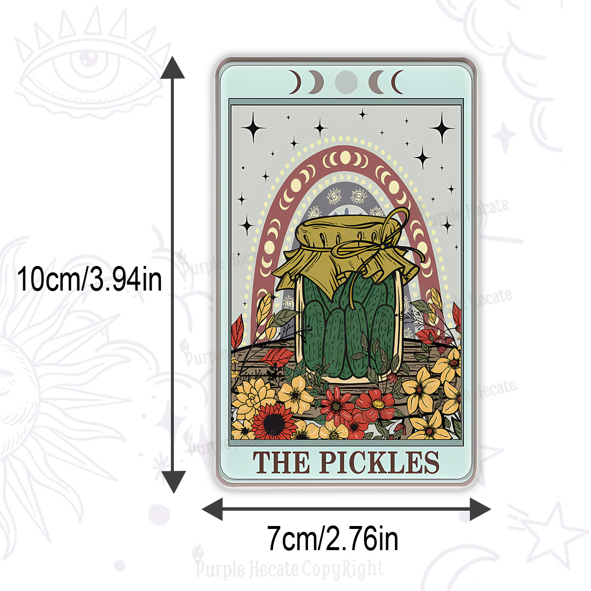 Purplehecate The Pickles Tarot Magnet