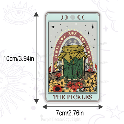 Purplehecate The Pickles Tarot Magnet