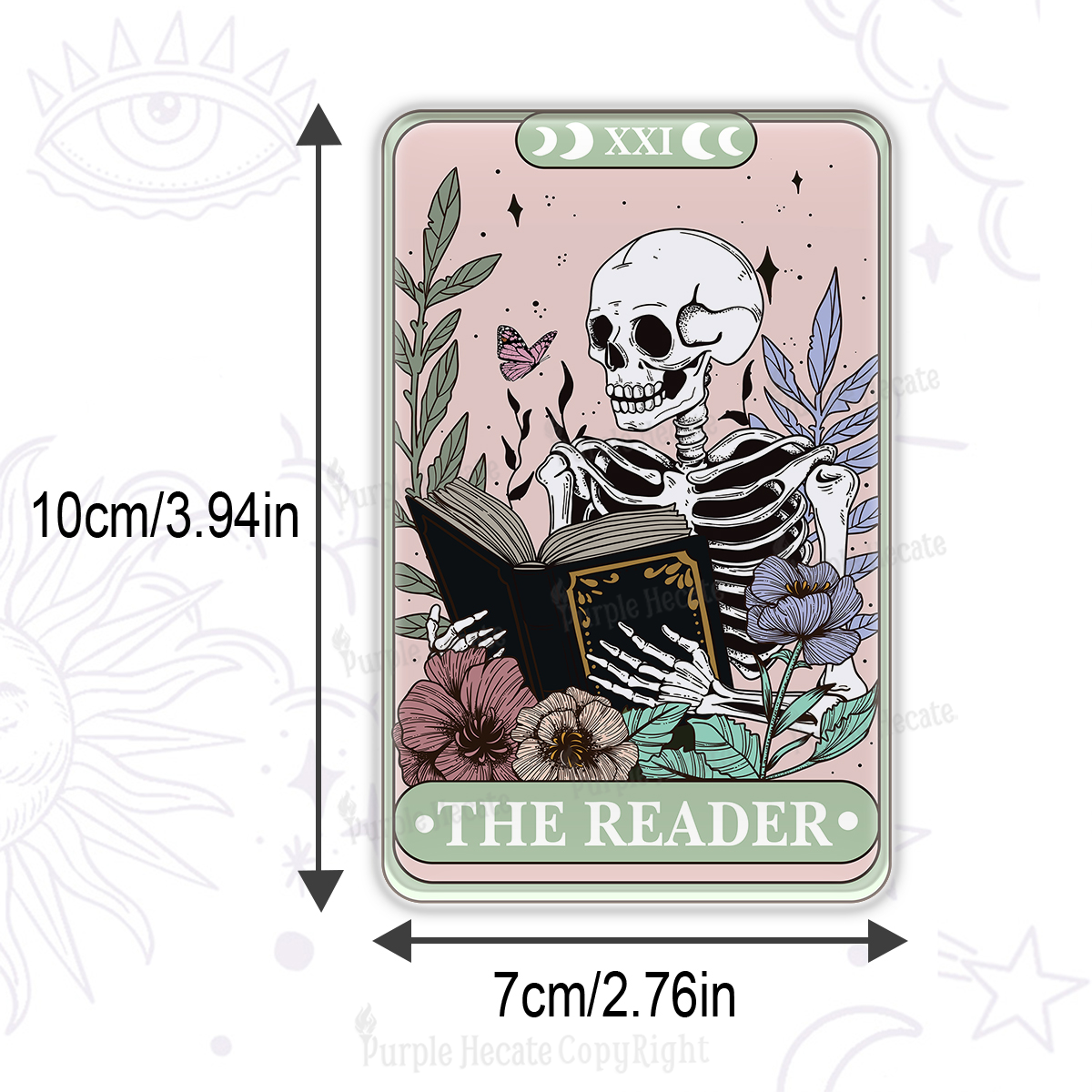 Purplehecate The Reader's Tarot Magnet