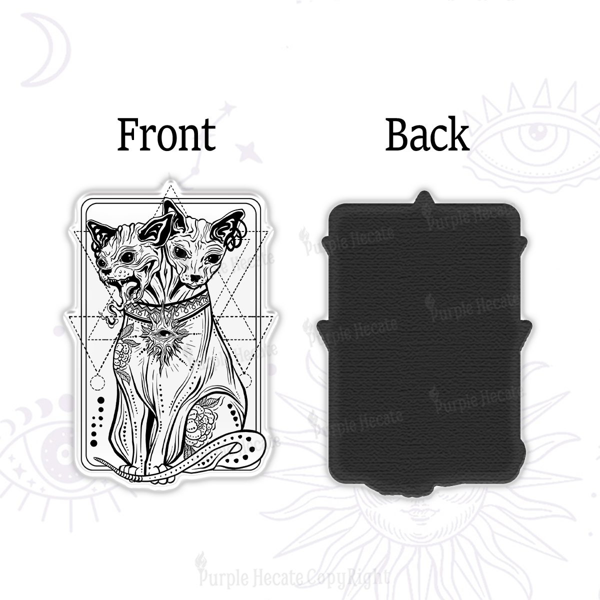 Purplehecate The Cat Goddess Bastet Magnet