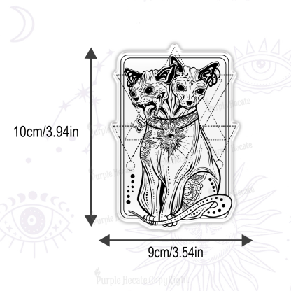 Purplehecate The Cat Goddess Bastet Magnet